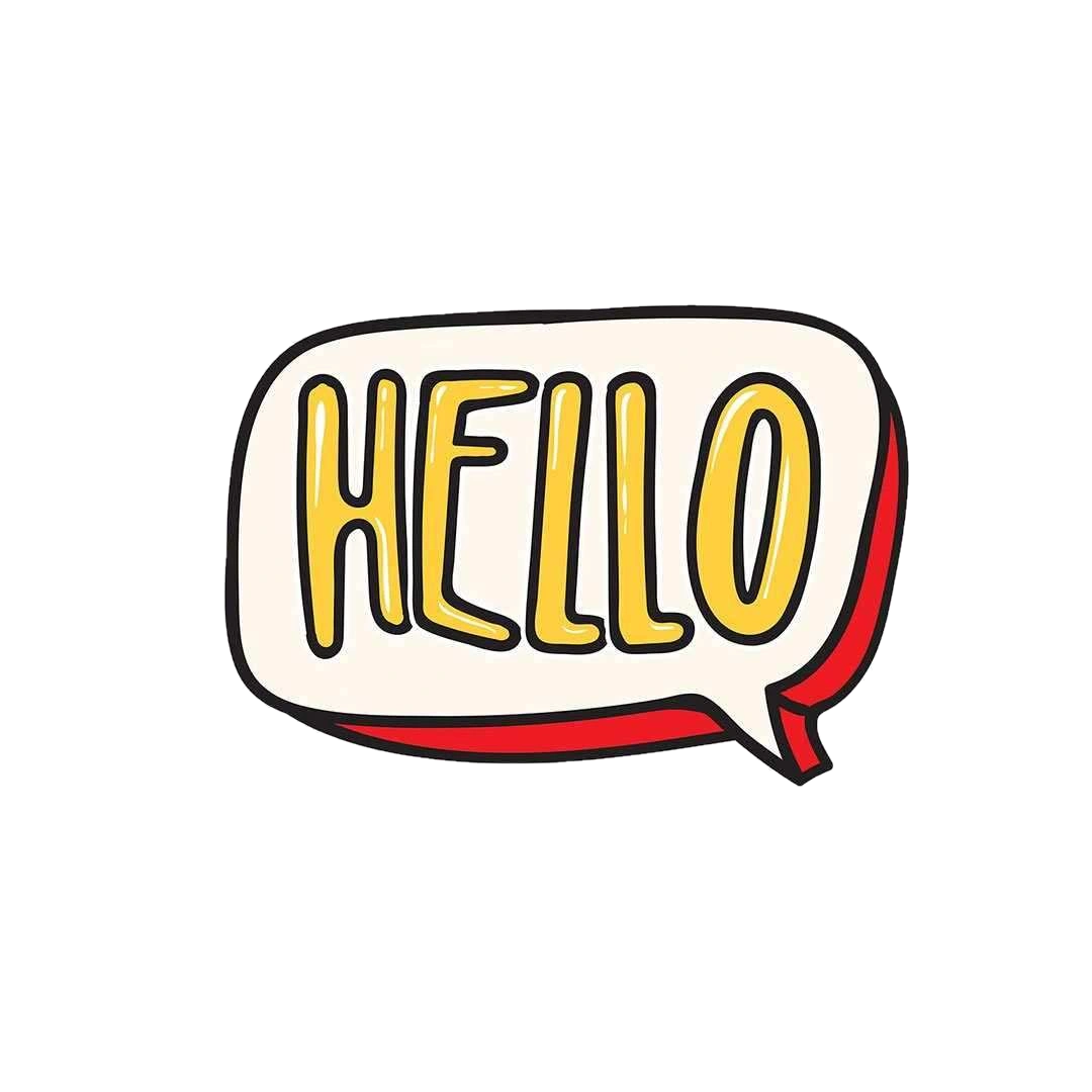 HELLO Sticker